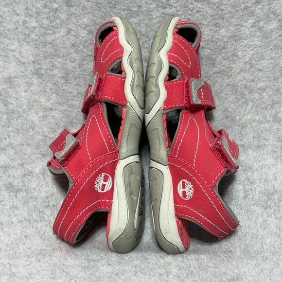 Timberland Sandals Little Kid 13 Pink Adventure Seeker Closed Toe - Picture 9 of 11